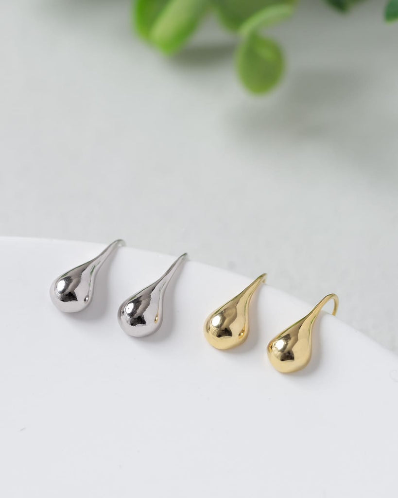 金属アレルギーの方でも楽しめるS925素材のシンプルピアス