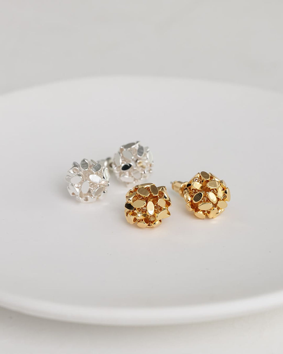 4/24(金)20:00～再入荷】【S925/14KGF】シャインドームピアス– ChooMia