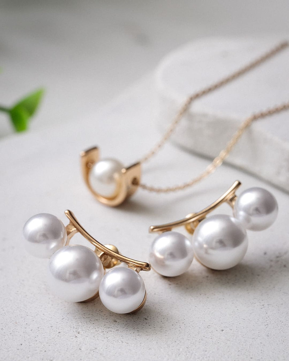 完売THIRDMAGAZINE エラスティックパールネックレス（SMALL）