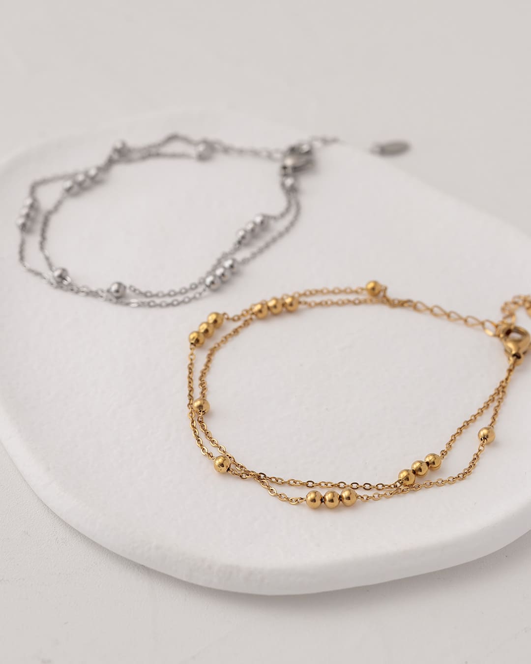 lookme ルックミー バングルMサイズ ゴールドシルバー2個セット lookme ルックミー バングルMサイズ ゴールドシルバー2個セット