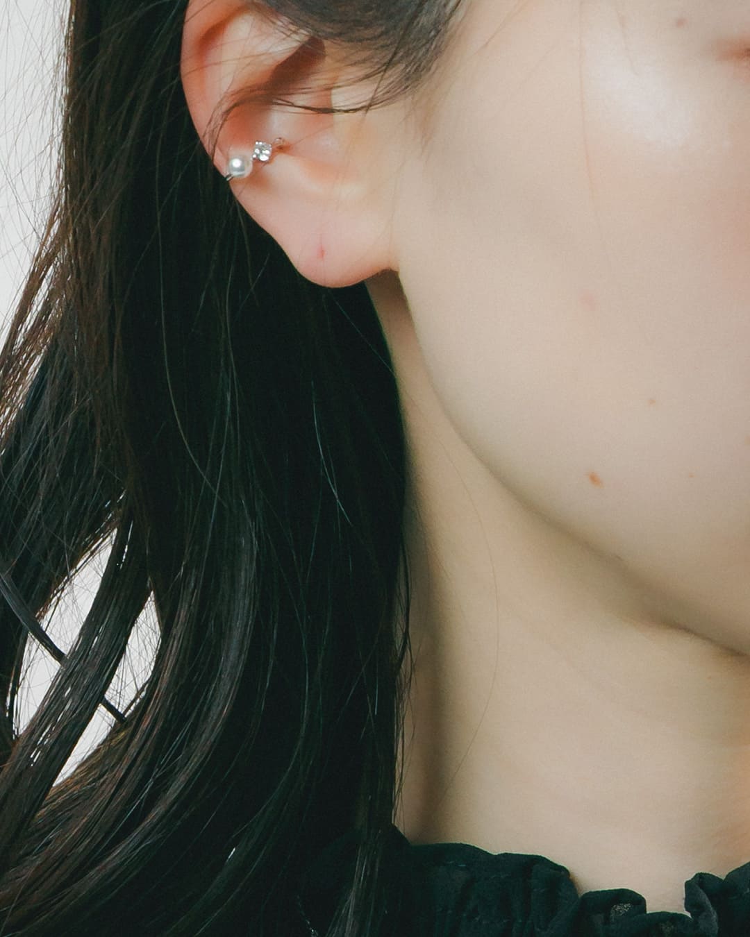 S925/18KGP】パール×ストーンミニイヤーカフ – ChooMia（チュミア） 