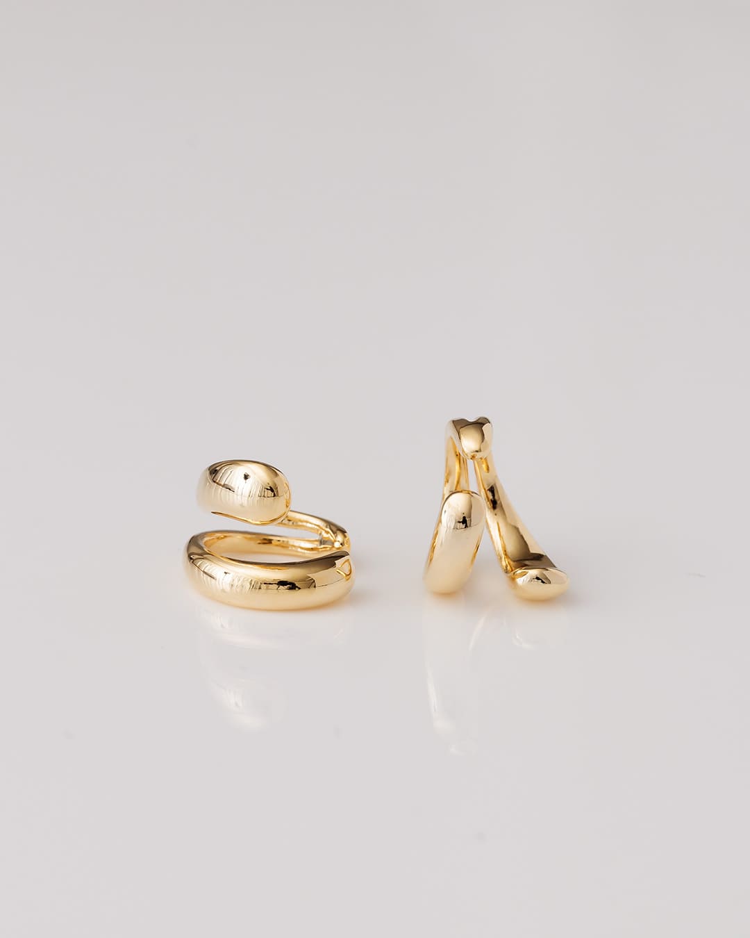 Yumi Sumiyama イヤカフ　ゴールド 粒、イヤカフ(silver＋k18コーティング) | yumi sumiyama