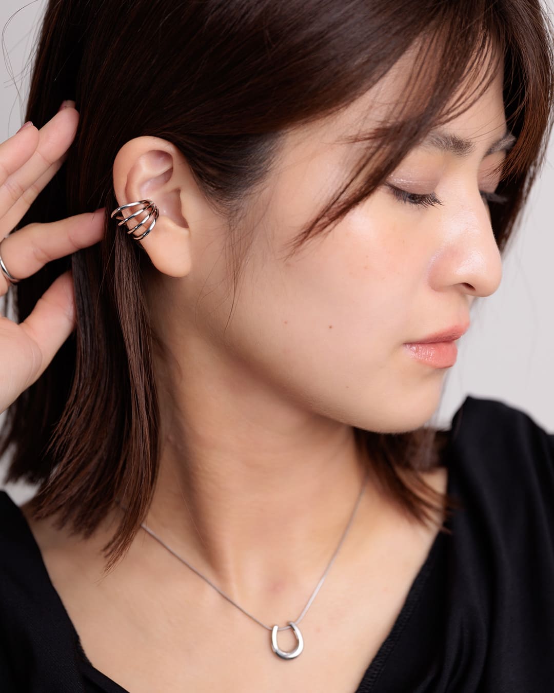 9/18(金)20:00～発売】【18KGP】レイヤードラインイヤーカフ – ChooMia
