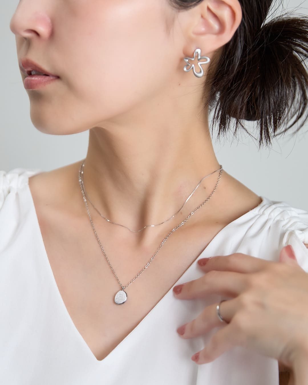 5/29(金)20:00～再入荷】【18KGP】シンプルラウンドネックレス