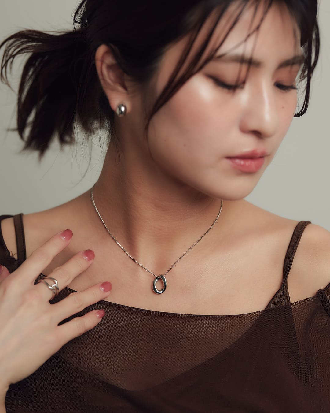 サキ　【新品未使用】SIRVER  ネックレス Shizuku Facet ネックレス – マザーハウス 公式サイト