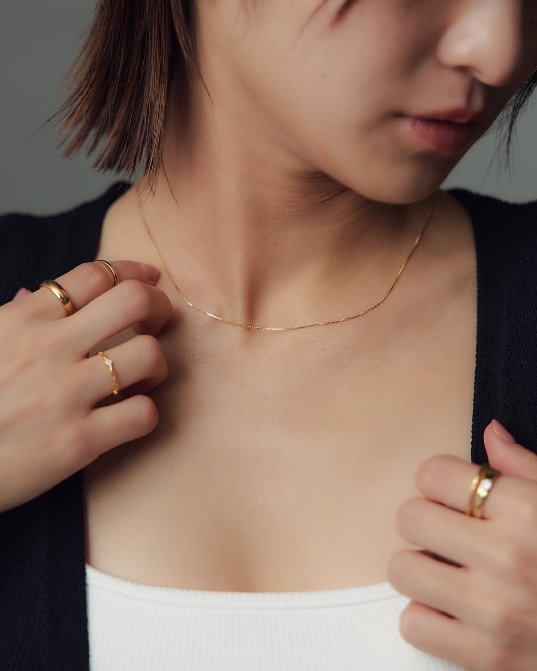 11/7(金)20:00～再入荷】【S925/18KGP】ベネチアンチェーンネックレス