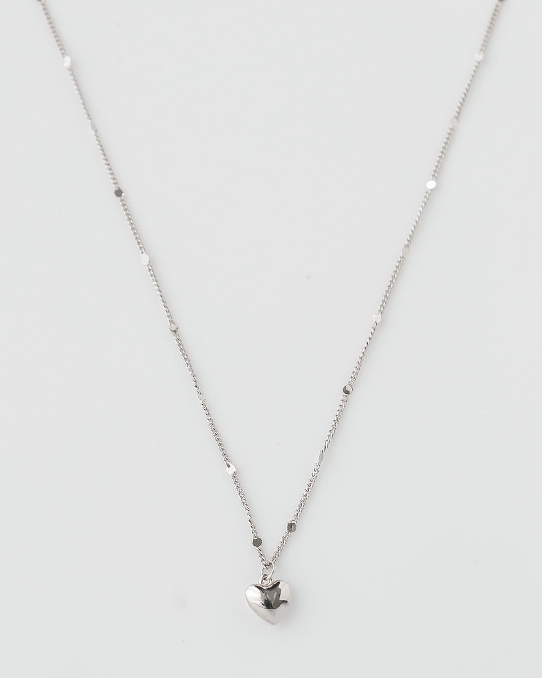 店舗限定）【S925】ぷっくりハートモチーフネックレス ND