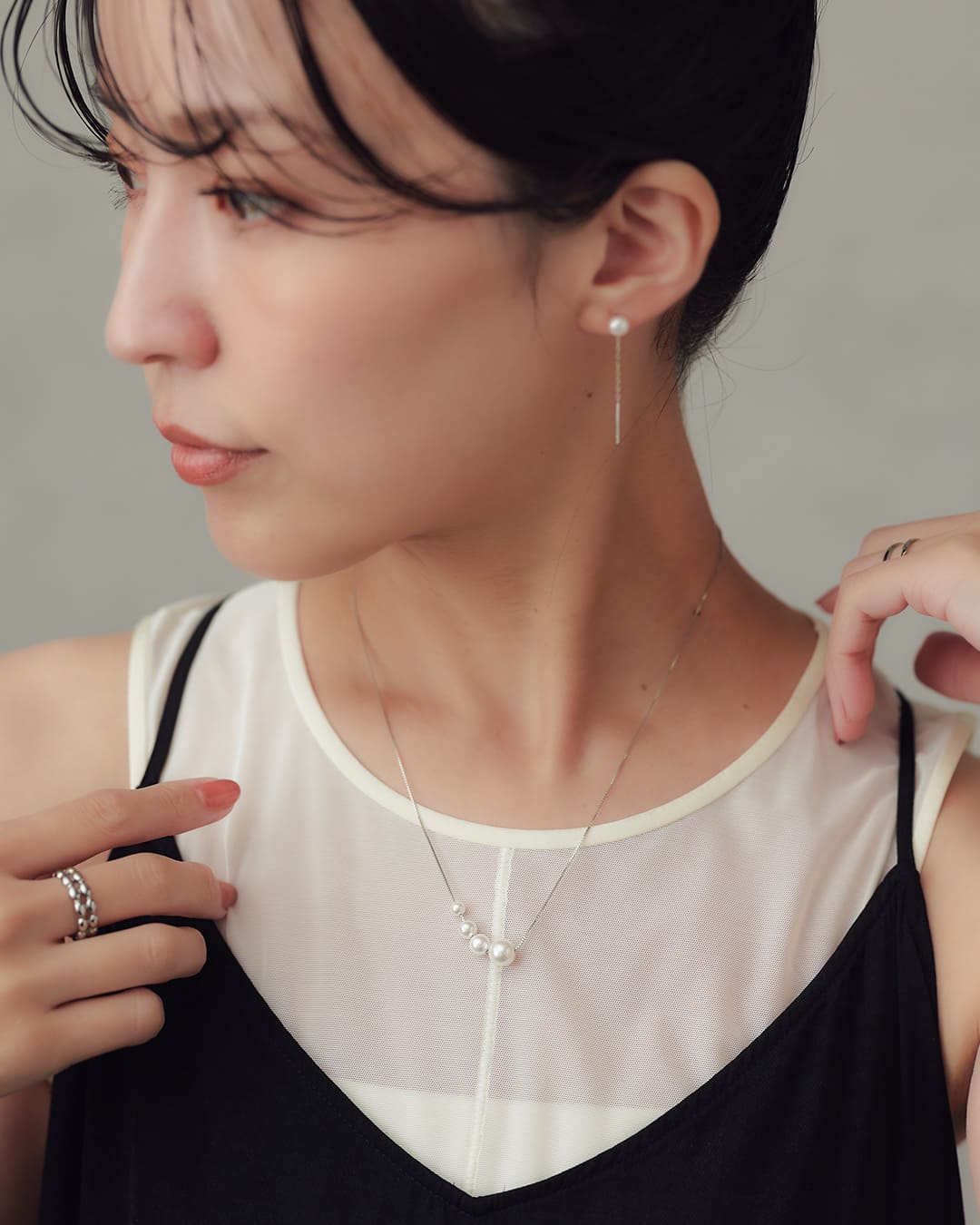 S925/18KGP】4連貝パールネックレス – ChooMia（チュミア）