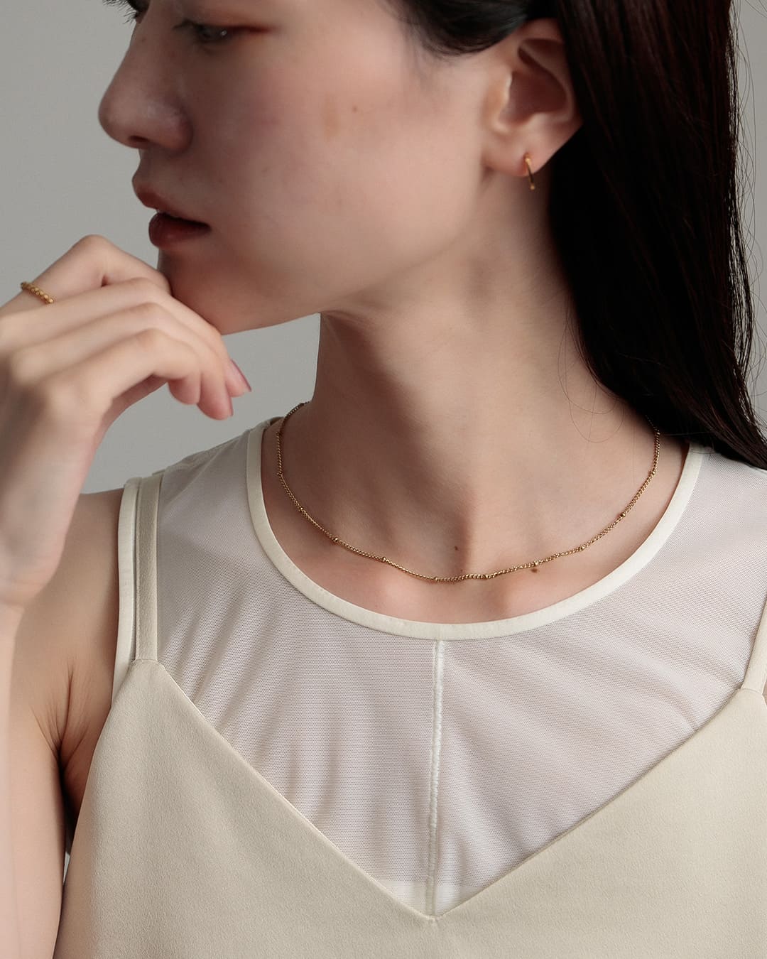 【DAIZEN】 プレジアネックレス+チビコダマ(ラピスラズリ)チェーン45cm 14KGP】ボールビーズチェーンネックレス – ChooMia（チュミア）