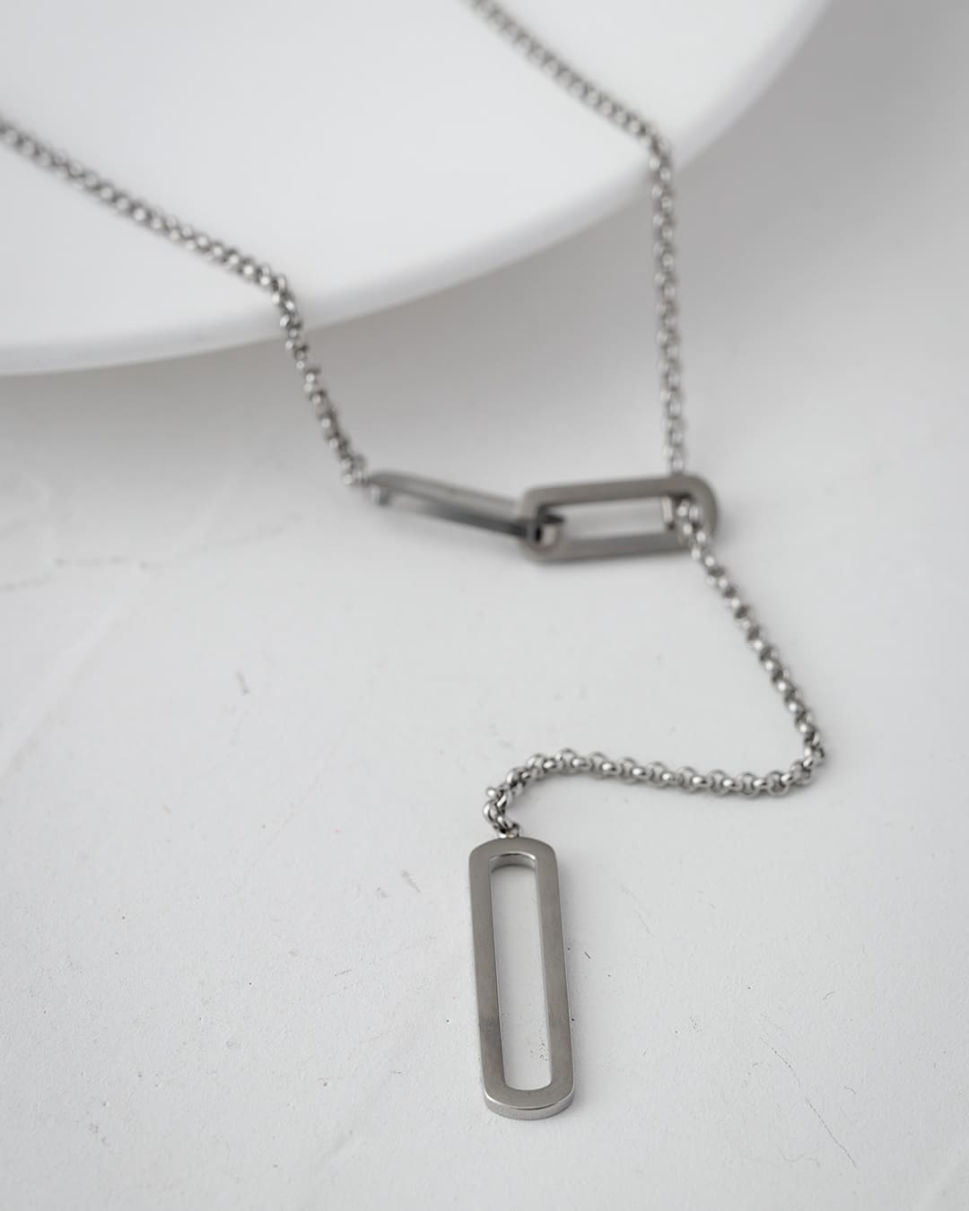 2/6(金)20:00～再入荷】【18KGP】ラウンドレクタングルモチーフロング