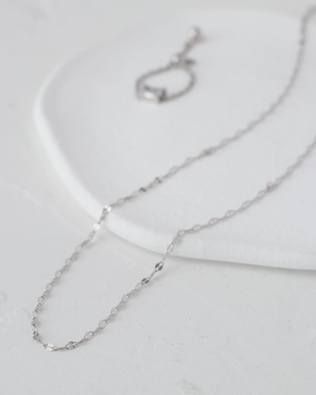 【ご予約品】trollbeads ネックレスチェーン　　68センチ　美品 DIAMOND LINKS CHAIN(1ZN1124)K18 ネックレス｜スタージュエリー