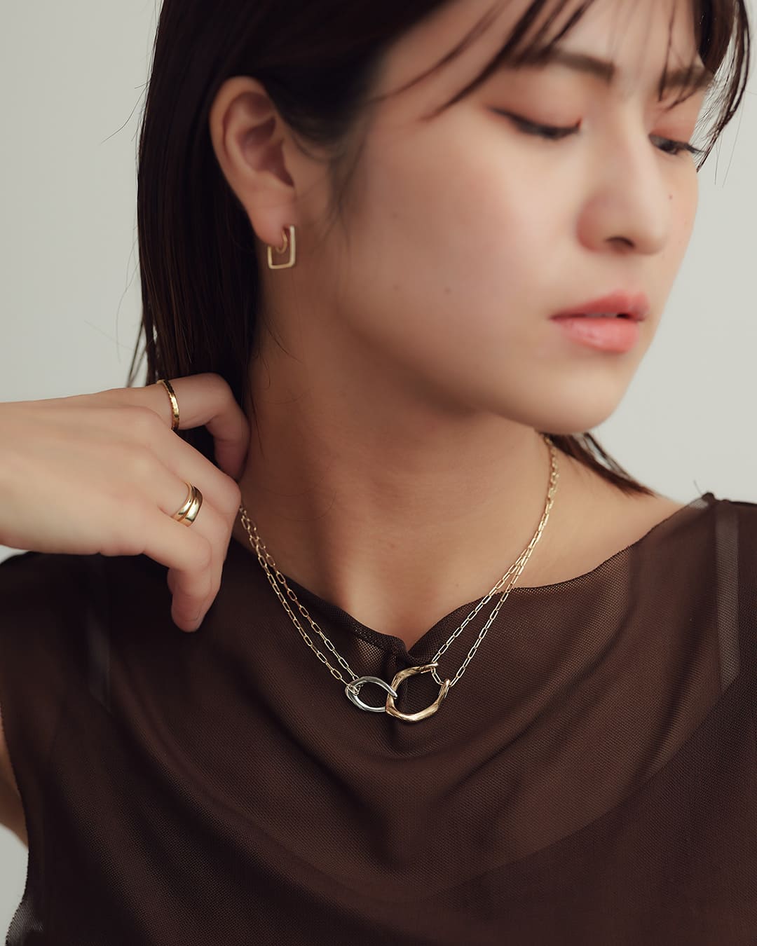 18KGP】マルチwayロングネックレス＜ChooMiaオリジナル