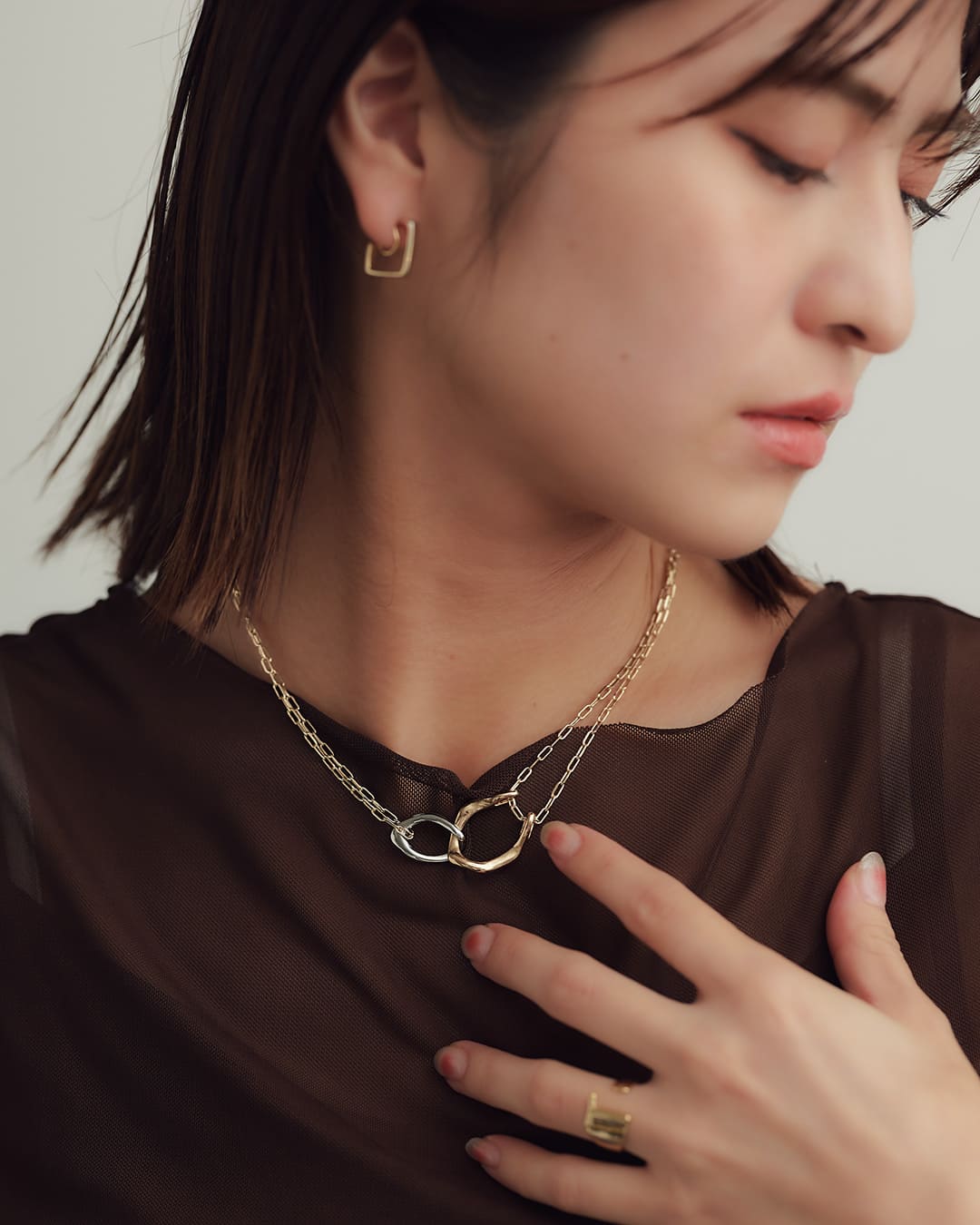 10/31(金)20:00～再入荷】【18KGP】マルチwayロングネックレス