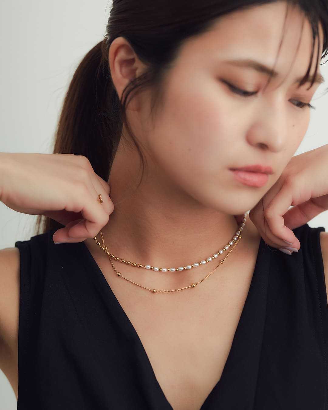 再入荷予定あり＞【18KGP】トリプルミューズネックレス – ChooMia