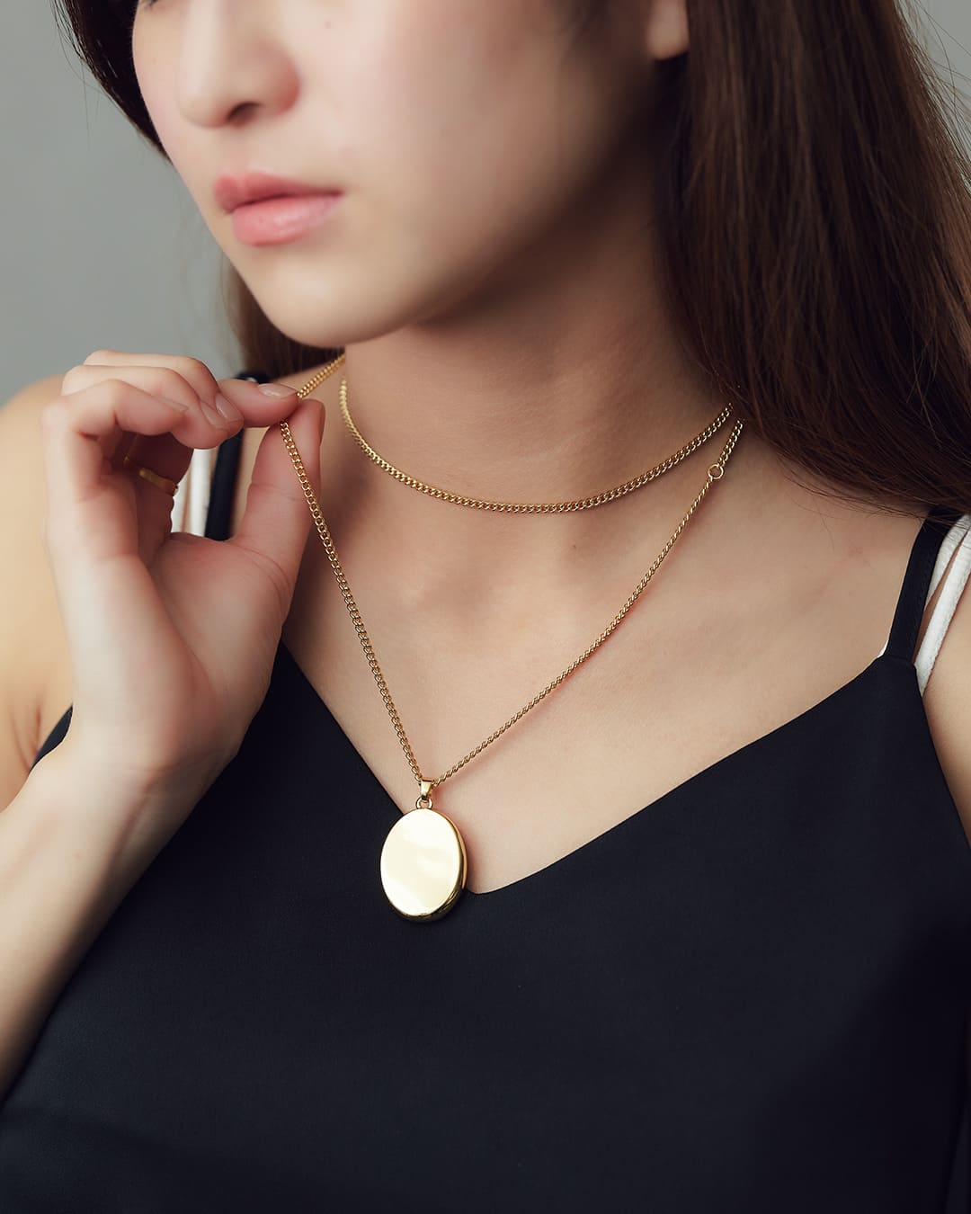 ♢miyumiyu♢K18 アクアプレーズ ネックレスチャ―ム 14kgf☆天然石アクアマリン ネックレス | iichi 日々の暮らしを