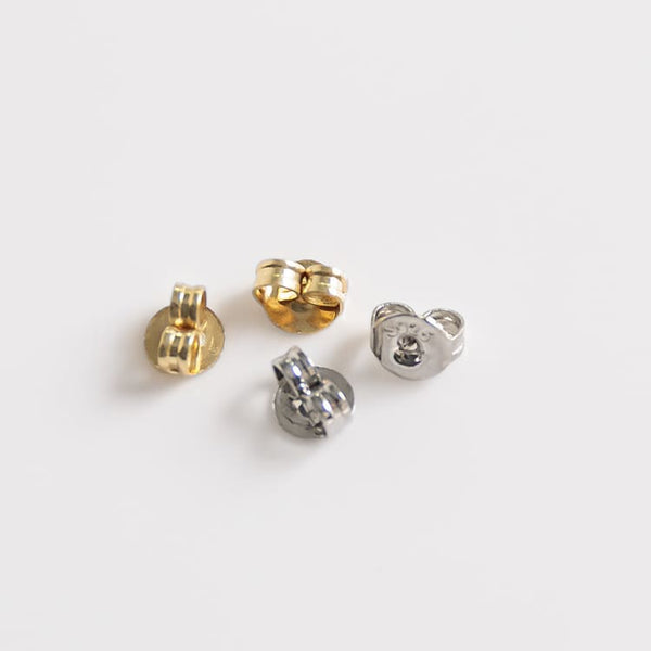 14金コインピアス、キャッチ14金 14金 14K ピアスキャッチ（4.3mm×5.1mm）（10個）の卸売り通販