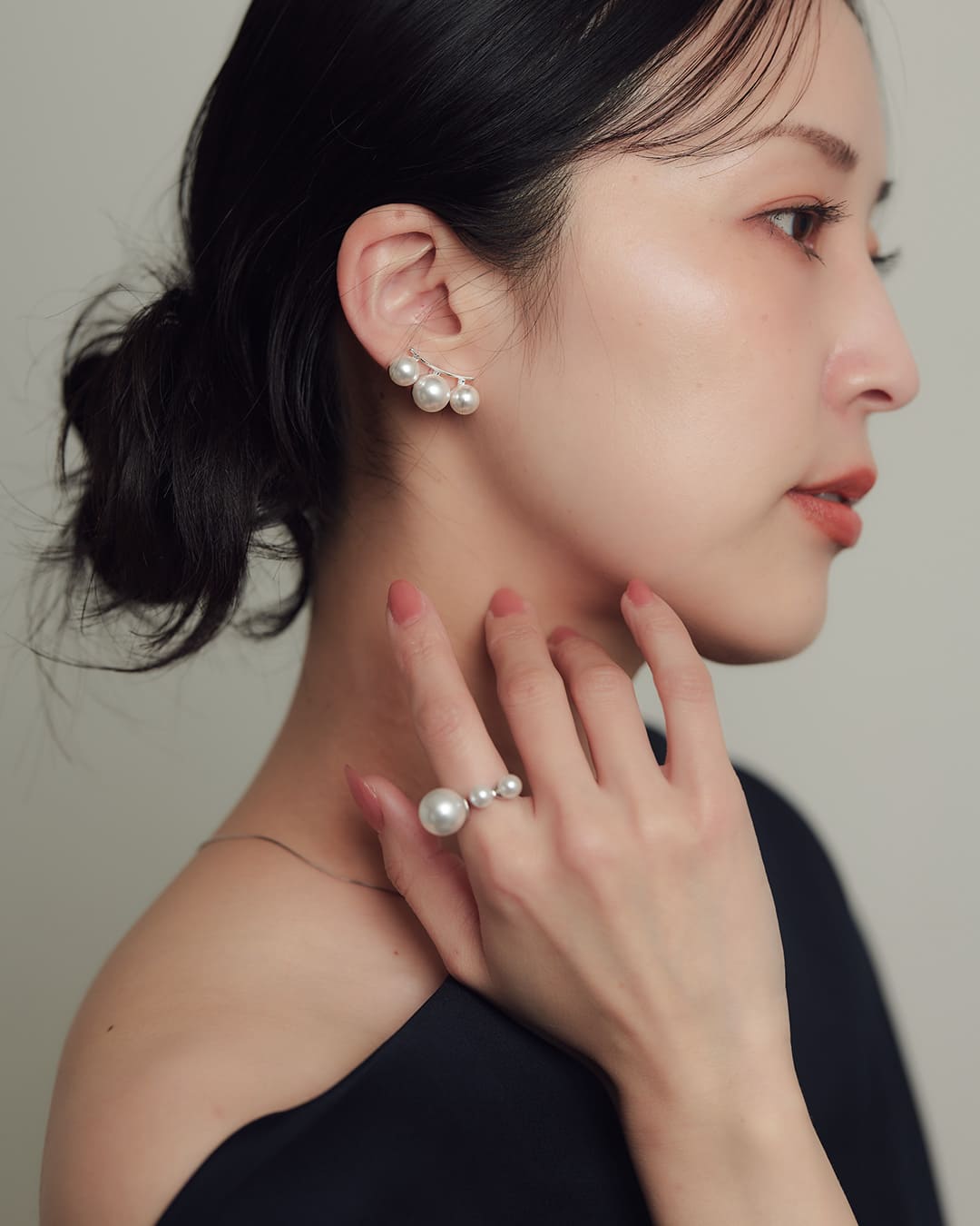 5/1(金)20:00～再入荷】【S925/18KGP】3連パールピアス – ChooMia