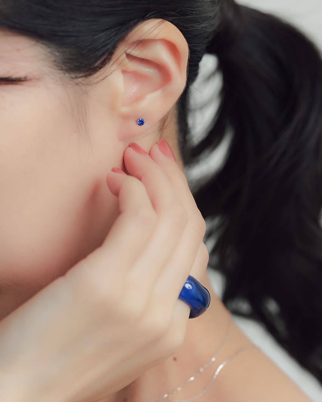 S925】誕生石モチーフ3mmジルコニアスタッドピアス – ChooMia（チュミア）