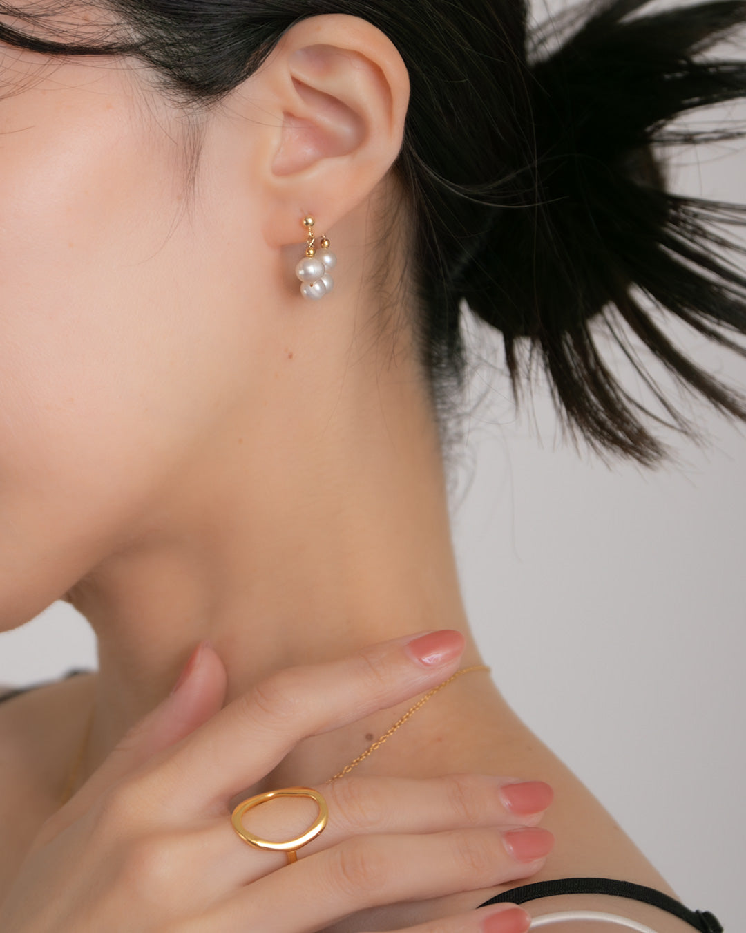 MARIHA / マリハ 18K バロックパール フープピアス MARIHA(マリハ) Mystic Orbs フープピアス (ゴールドカラー