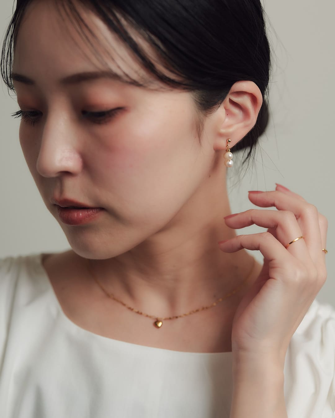 S925/18KGP】淡水バロックパール4連フープピアス – ChooMia（チュミア）