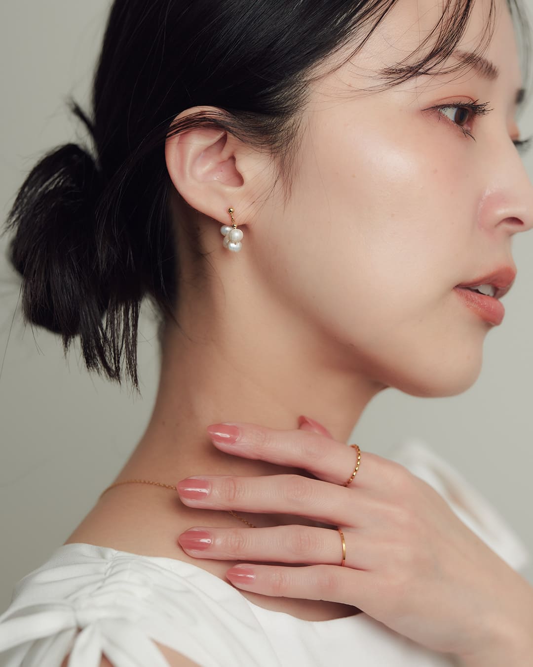 S925/18KGP】淡水バロックパール4連フープピアス – ChooMia（チュミア）