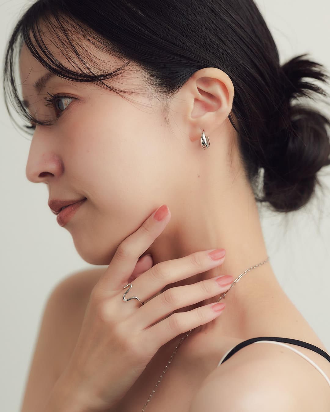 S925/18KGP】2Typeシンプルフープピアス – ChooMia（チュミア）