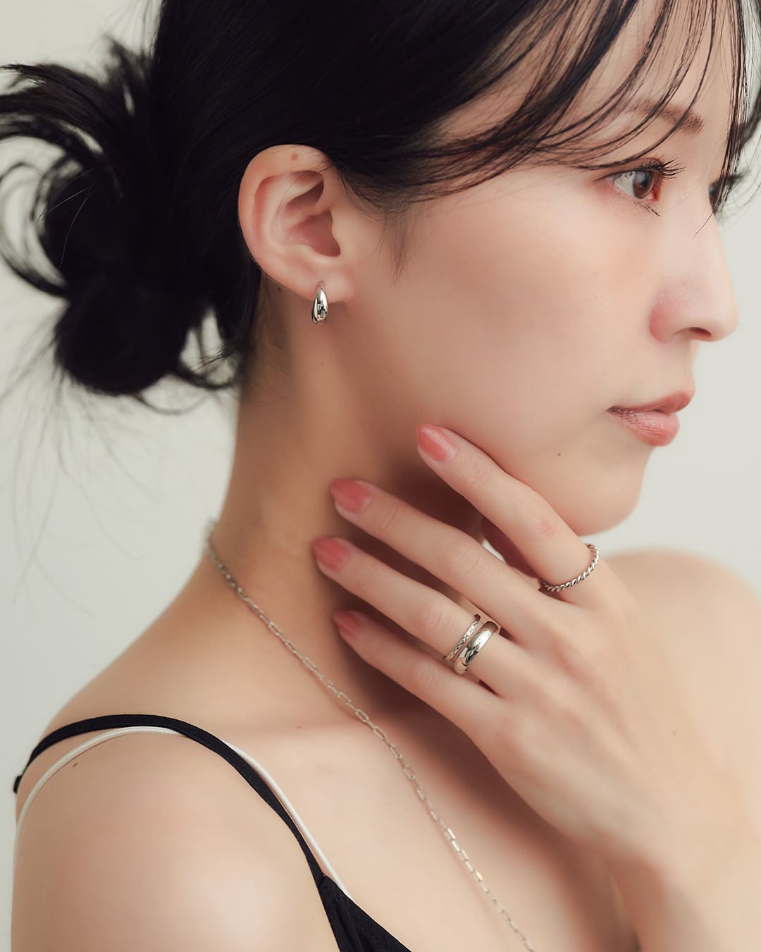 S925/18KGP】2Typeシンプルフープピアス – ChooMia（チュミア）