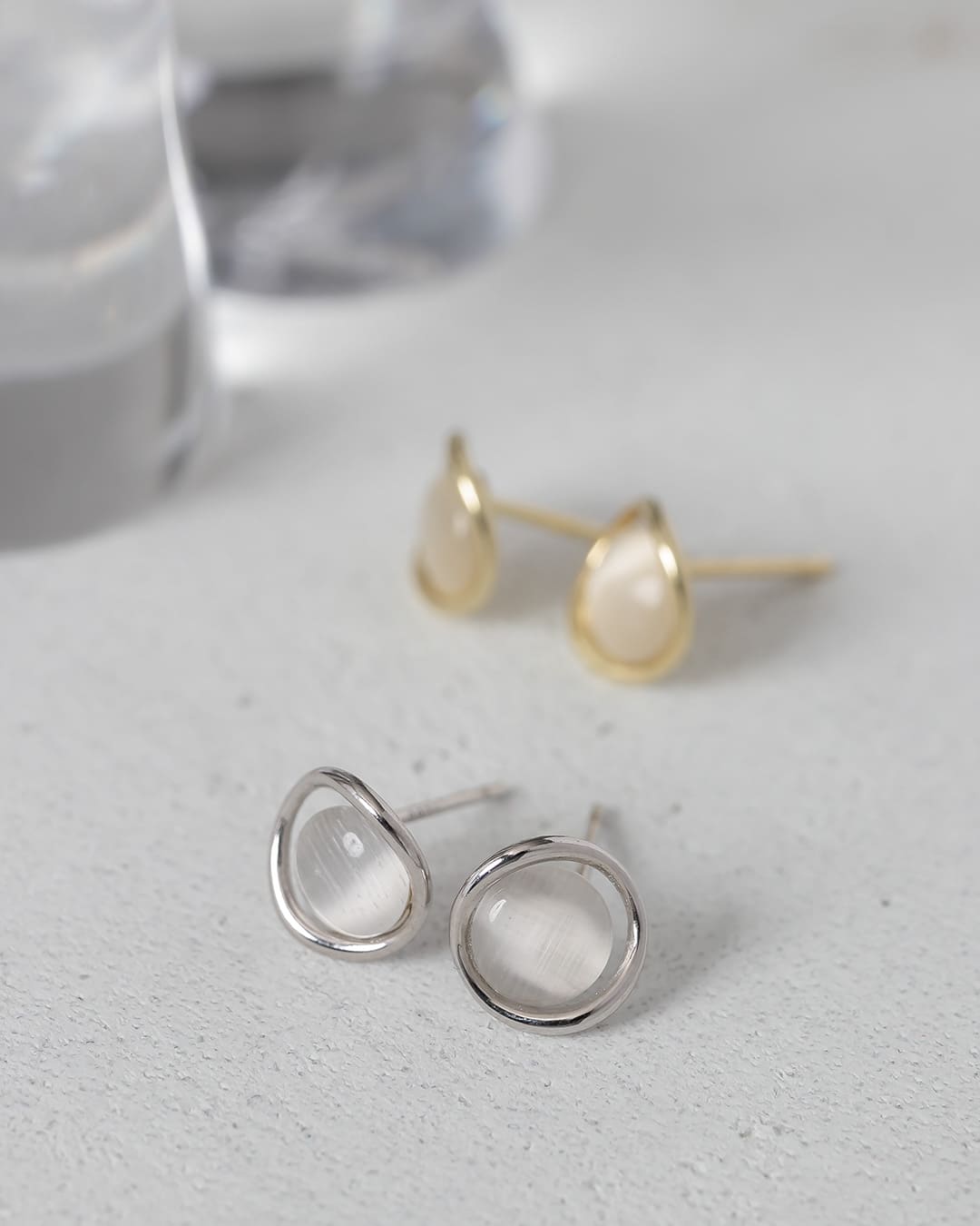 ピアス14点＆ネックレス6点 10/10(金)20:00～再入荷】【S925/14KGP】キャッツアイモチーフ