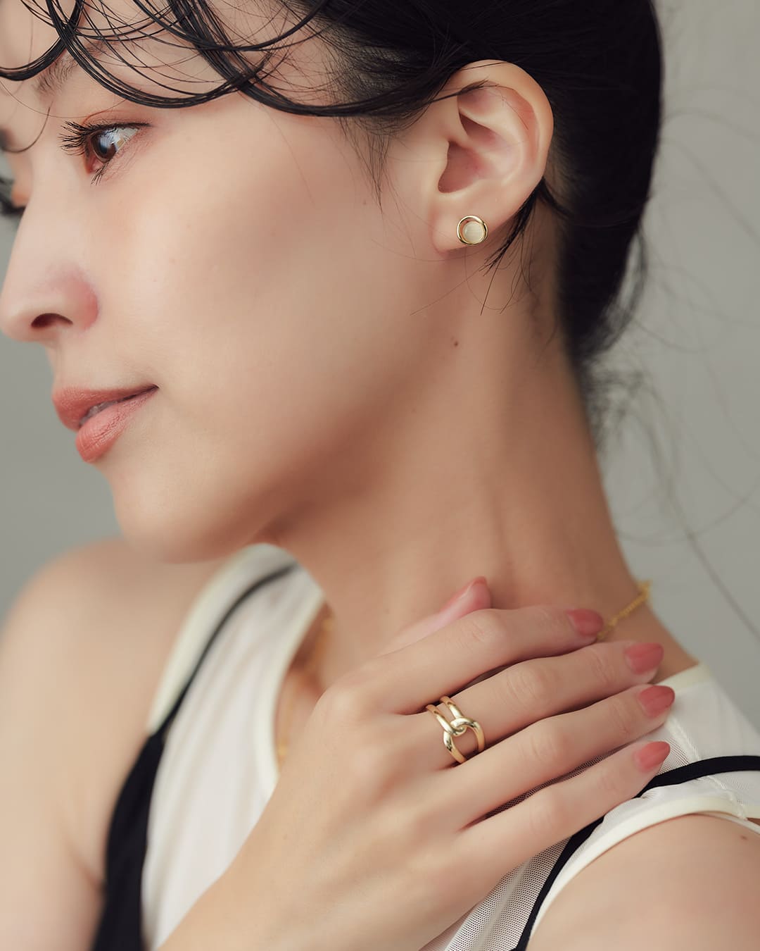 希少　初期　RATS ピアス　14k TAIL EARRINGS RATS - TAIL EARRINGS SILVER (SILVER) / テール イヤリング