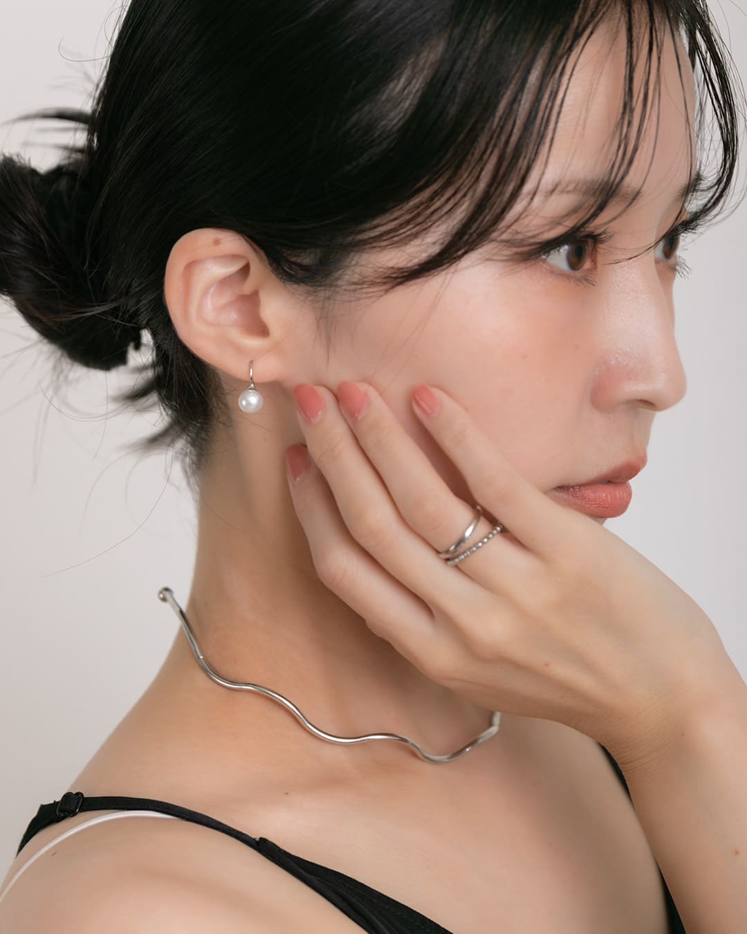 S925/18KGP】1粒淡水パールフックピアス – ChooMia（チュミア）