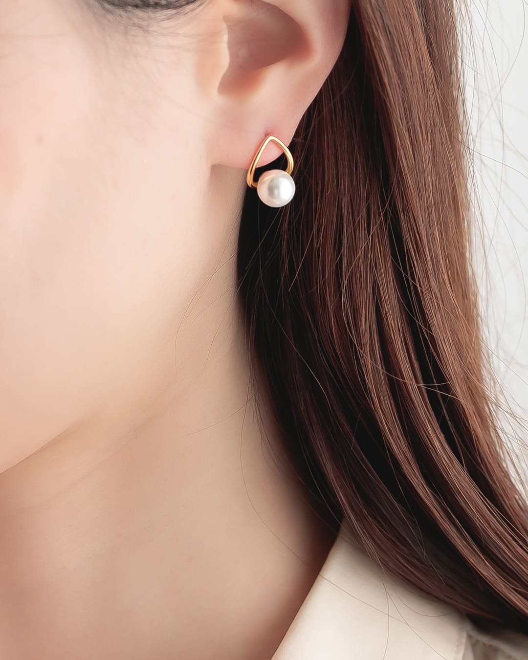 ◆MEJURI◆パール ドロップ ピアス オシャレ】MEJURI メジュリ Bold Pearl Drop ピアス