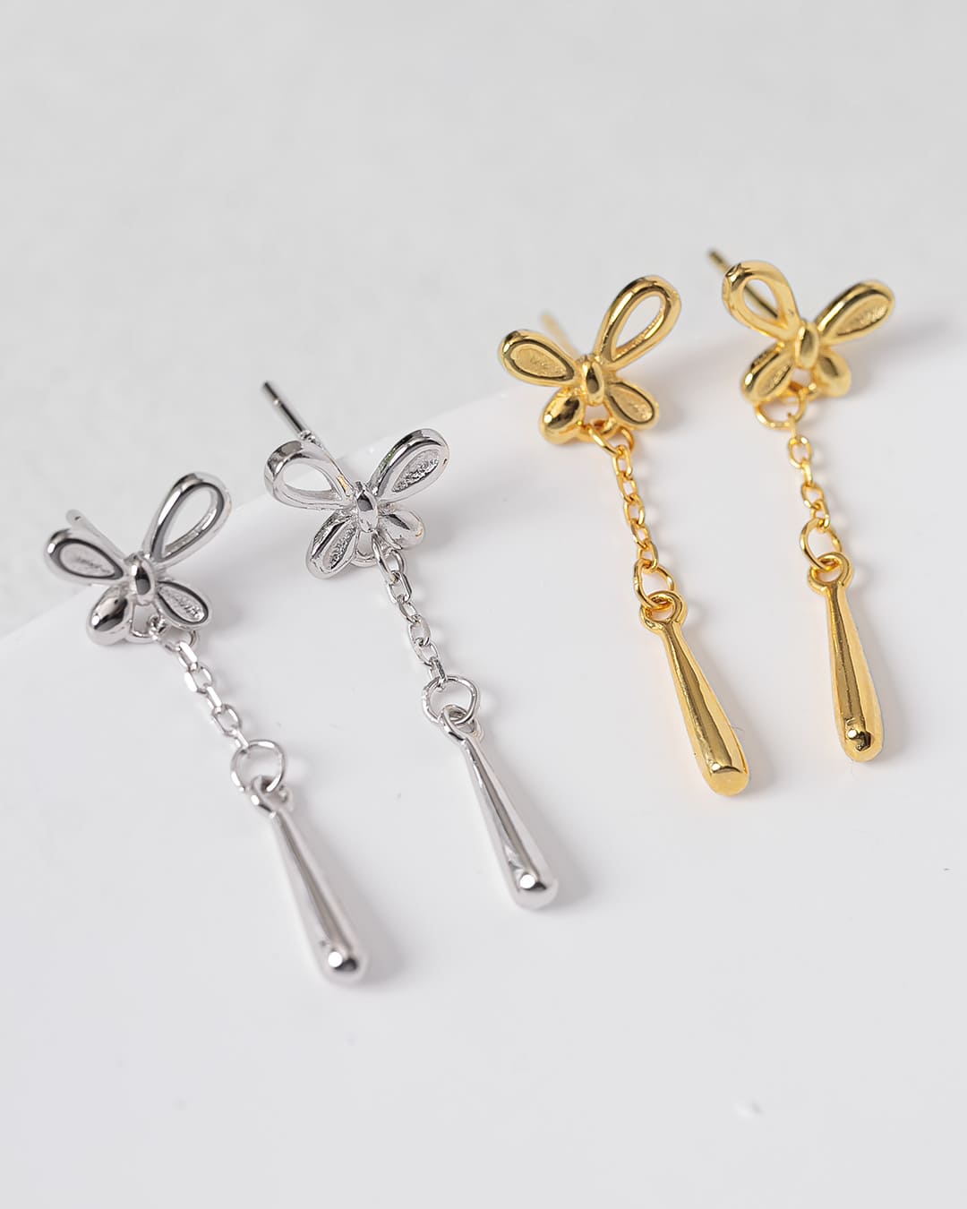 チュメック】ピーナッツモチーフ18kピアス - ピアス(両耳用)