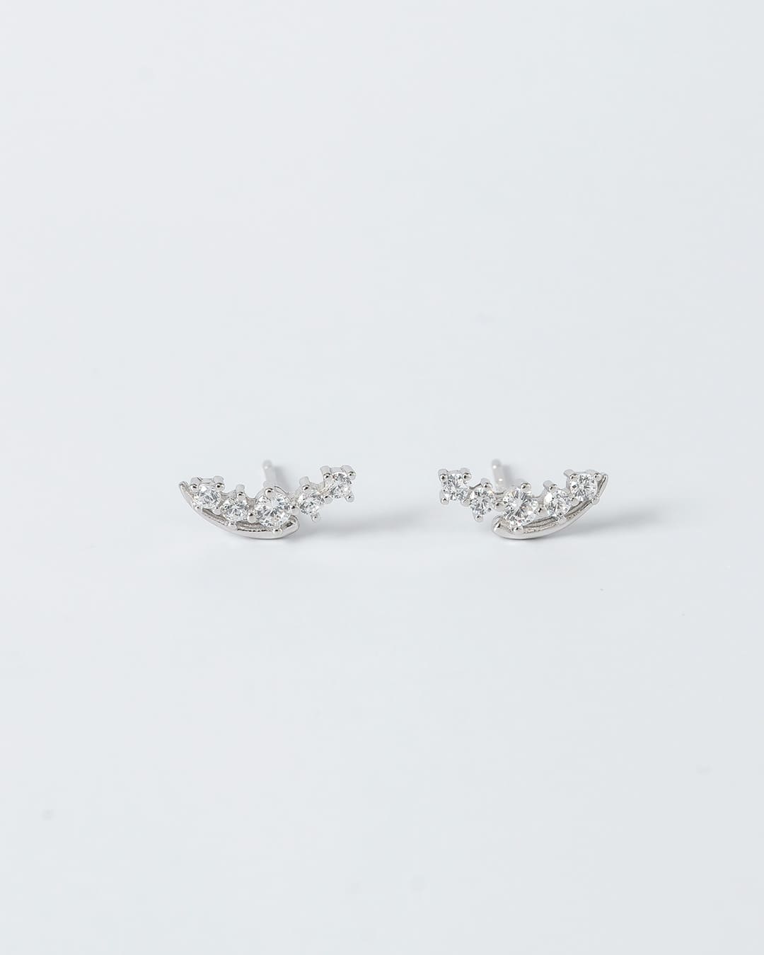 9/4(金)20:00～再入荷】【S925/18KGP】オーロラクレッセントピアス