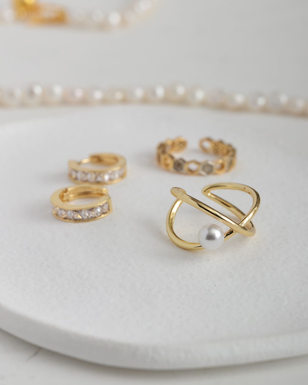 k9パールリングWGリング MIKIMOTO（ミキモト） パール デザインリング