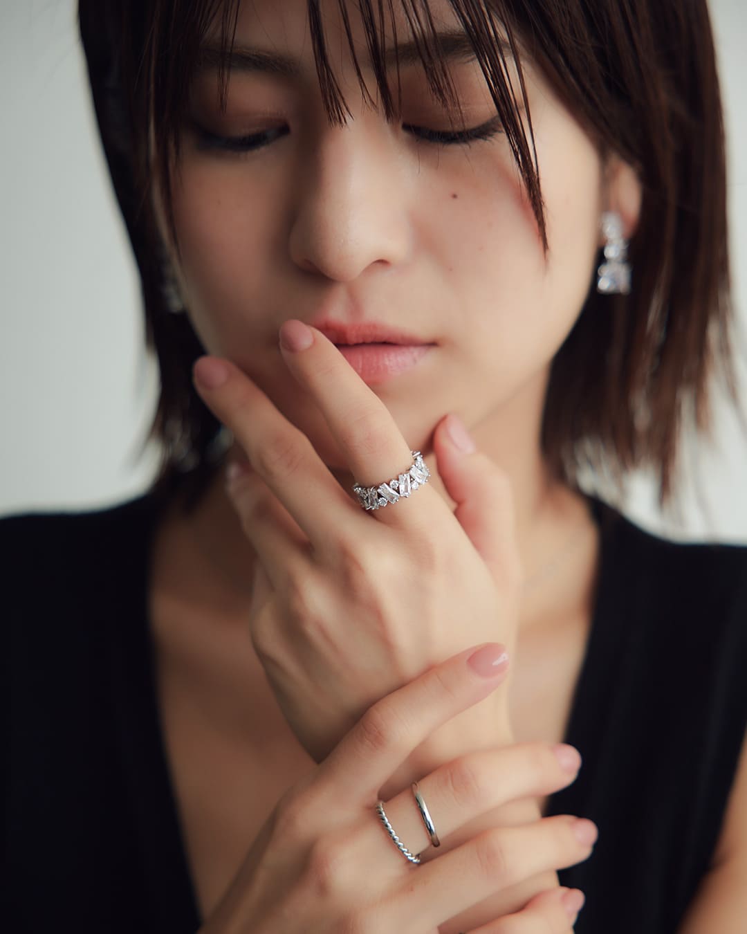 ブレスレット、リング、イヤリング 楽天市場】TAPIRUS 鹿革 レザー ブレスレット ダイヤモンド 二重