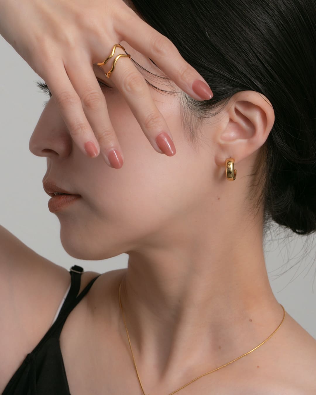 1/23(金)20:00～発売】【14KGP】ツインカーブリング – ChooMia（チュミア）