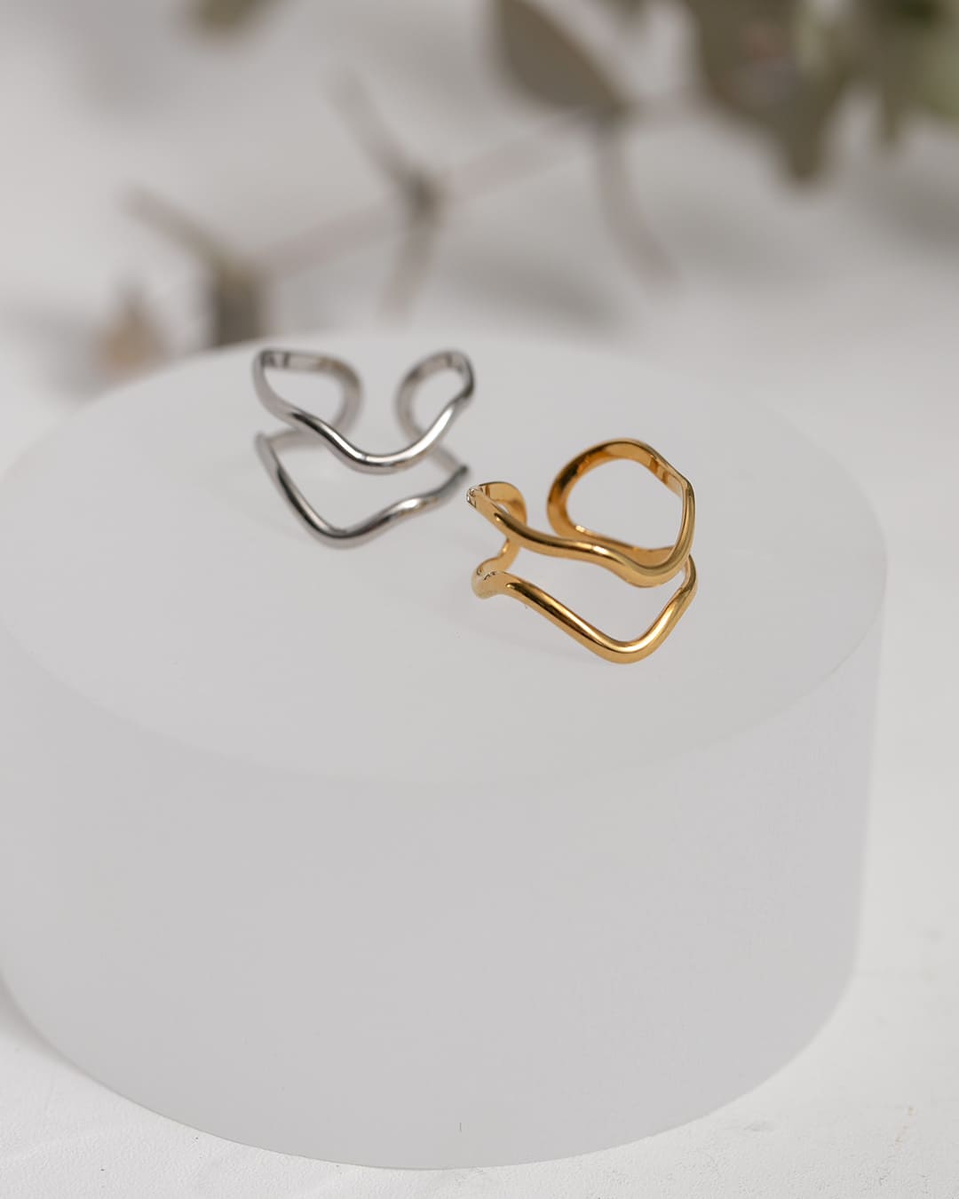 1/23(金)20:00～発売】【14KGP】ツインカーブリング – ChooMia（チュミア）