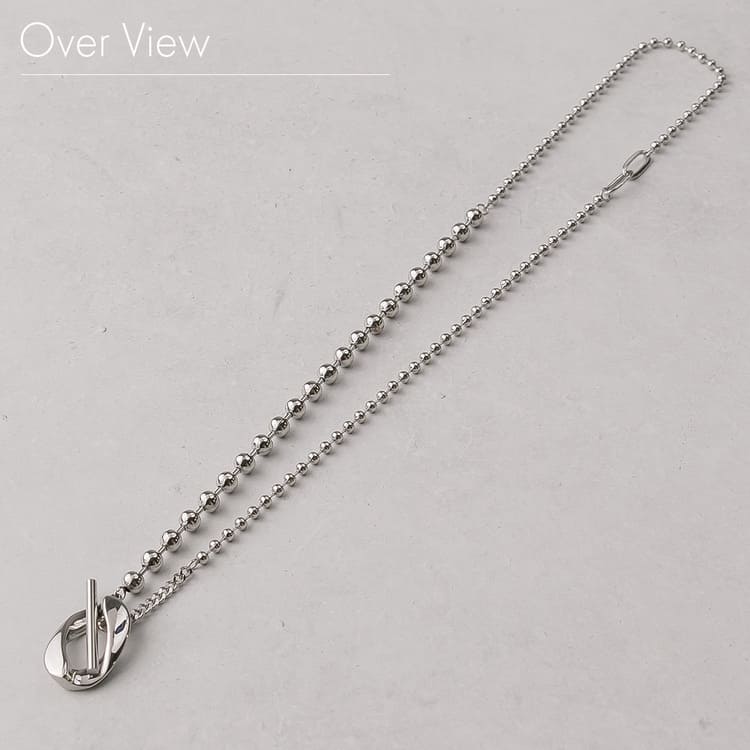 18KGP】ボールチェーンマンテルネックレス – ChooMia（チュミア）