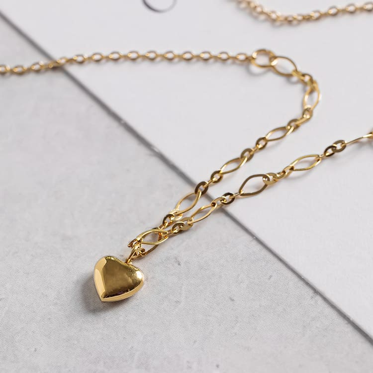 18KGP】ミニハートネックレス – ChooMia（チュミア）